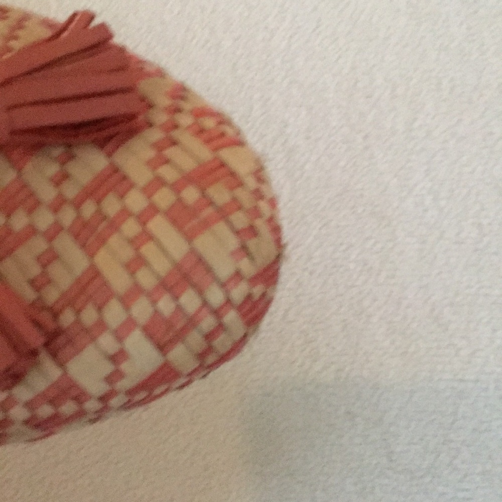Jack Rogers Worth II Raffia in Rose - Picture 3 of 3